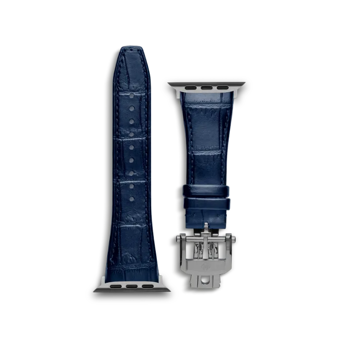 Apple Watch Strap / Leather - Blue