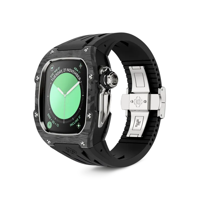 Apple Watch Case / RSCIII45 - Silver Carbon