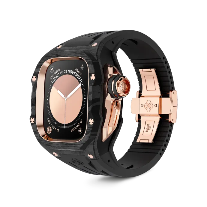 Apple Watch Case / RSCIII49 - Rose Gold Carbon
