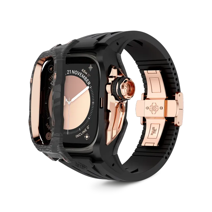 Apple Watch Case / RSCIII49 - Rose Gold Carbon