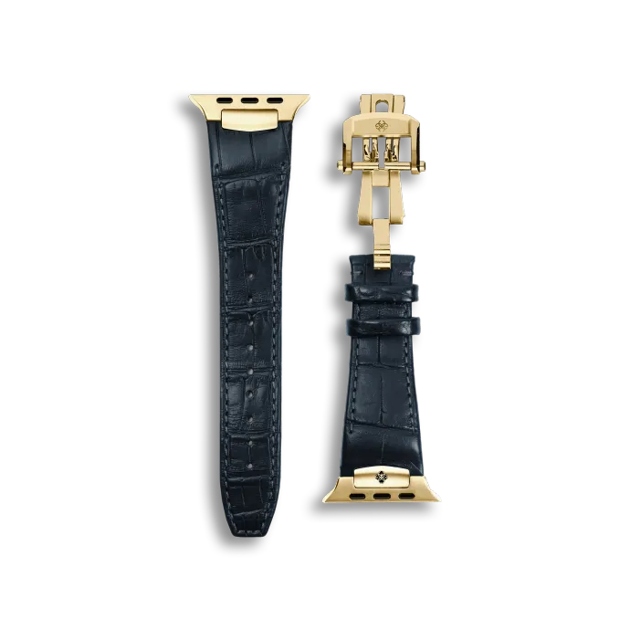 Apple Watch Strap / Alligator Leather - Navy