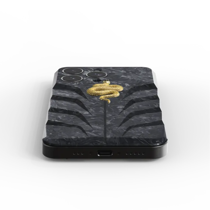 iPhone Case / RSC16 Gold Snake - Magnetic
