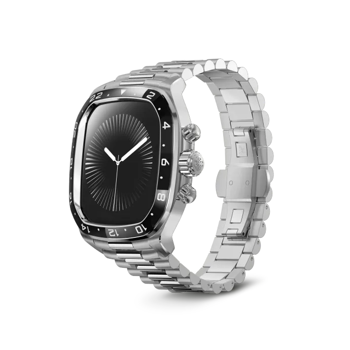 Apple Watch Case / CRCS46 Silver/Black