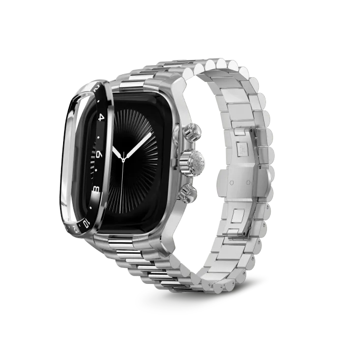 Apple Watch Case / CRCS46 Silver/Black
