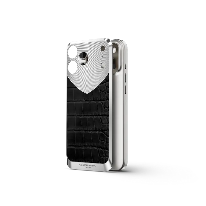 iPhone Case / RST17 - Magnetic Shield Alligator Edition - Matte Black