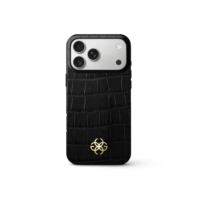 iPhone Case 17 - Embossed Croco Logo