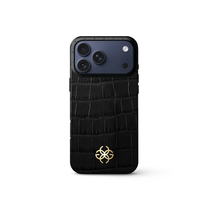iPhone Case 17 - Embossed Croco Logo
