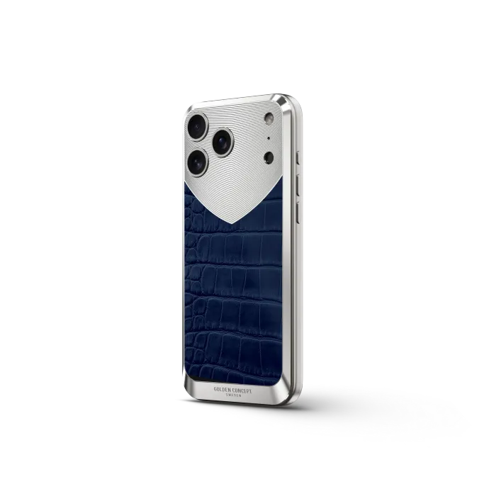 iPhone Case / RST17 - Magnetic Shield Alligator Edition - Matte Blue