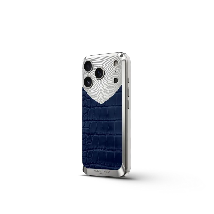 iPhone Case / RST17 - Magnetic Shield Alligator Edition - Matte Blue