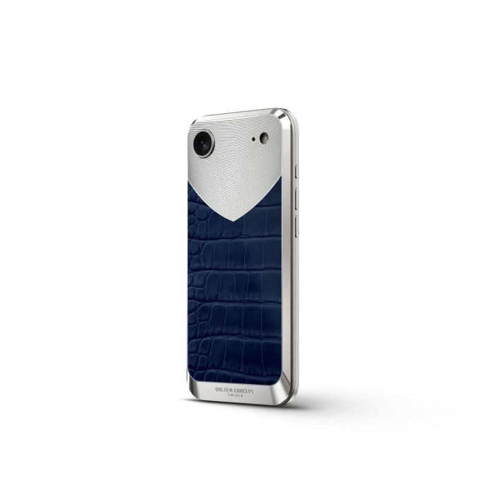 iPhone Case / RST17 - Magnetic Shield Alligator Edition - Matte Blue