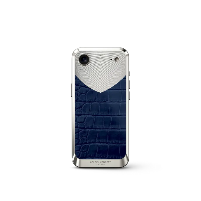 iPhone Case / RST17 - Magnetic Shield Alligator Edition - Matte Blue