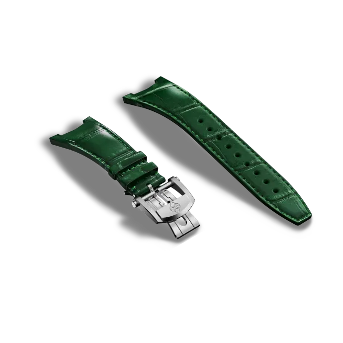 Automatic Watch Strap / Alligator - Green