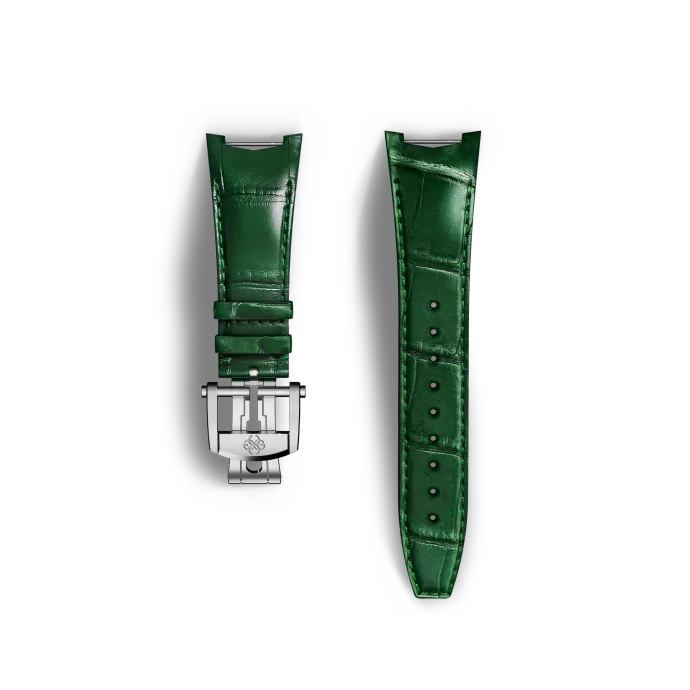 Automatic Watch Strap / Alligator - Green