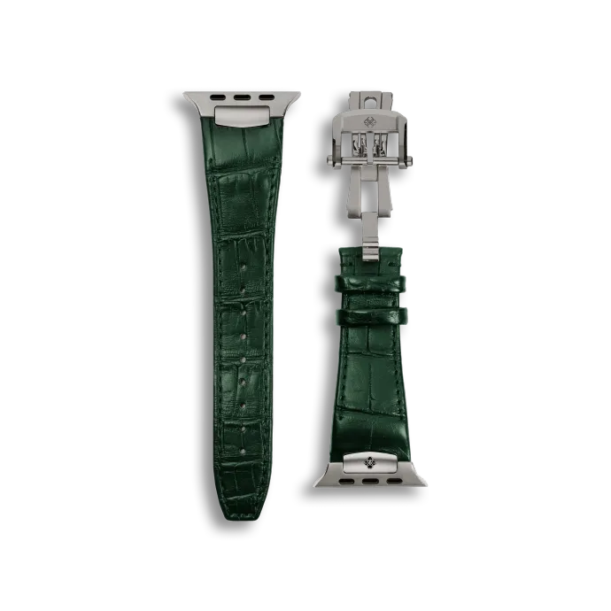 Apple Watch Strap / Alligator Leather - Green