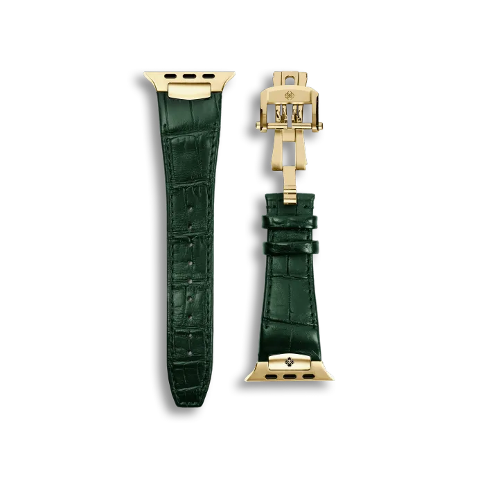 Apple Watch Strap / Alligator Leather - Green
