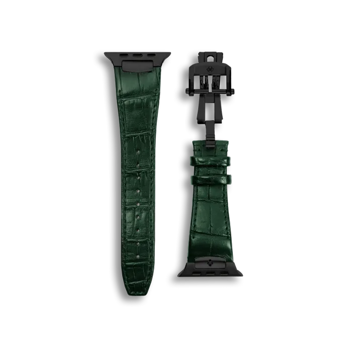 Apple Watch Strap / Alligator Leather - Green