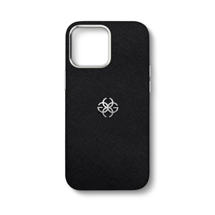 iPhone Case 15 - Saffiano Leather logo