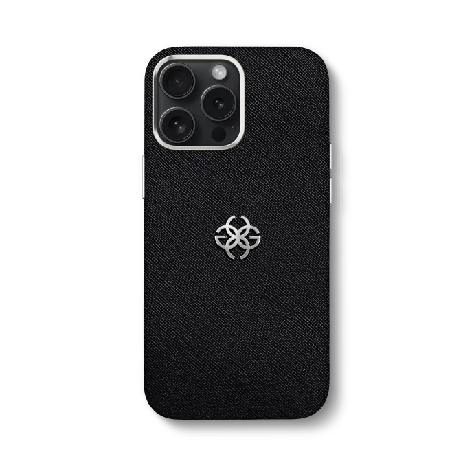iPhone Case 15 - Saffiano Leather logo