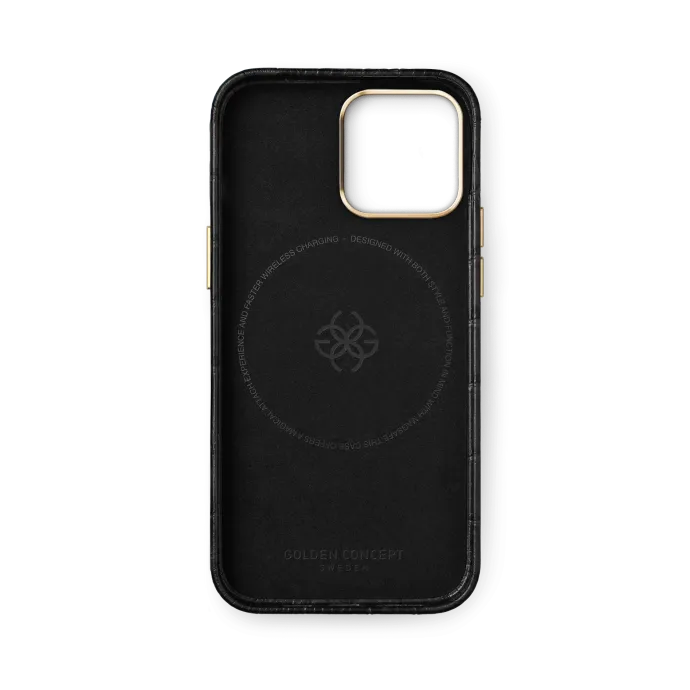 iPhone Case 15 - Saffiano Leather logo