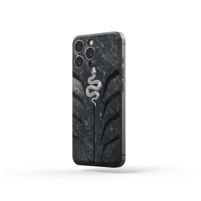 iPhone Case / RSC16 Silver Snake - Magnetic