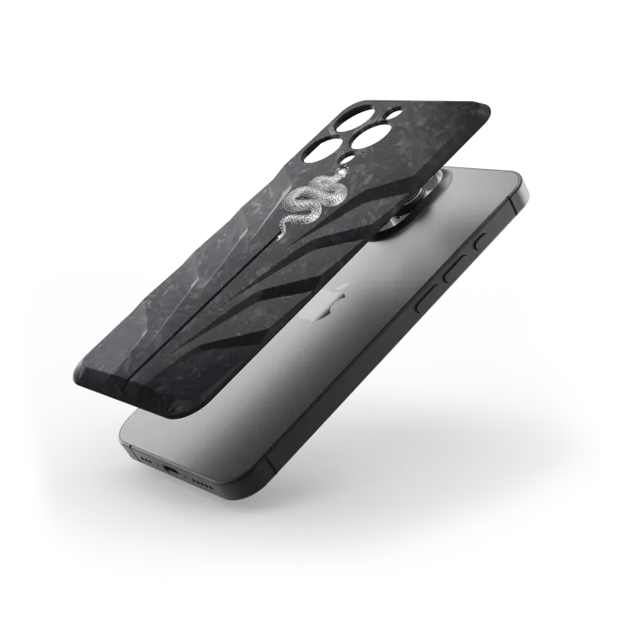 iPhone Case / RSC16 Silver Snake - Magnetic