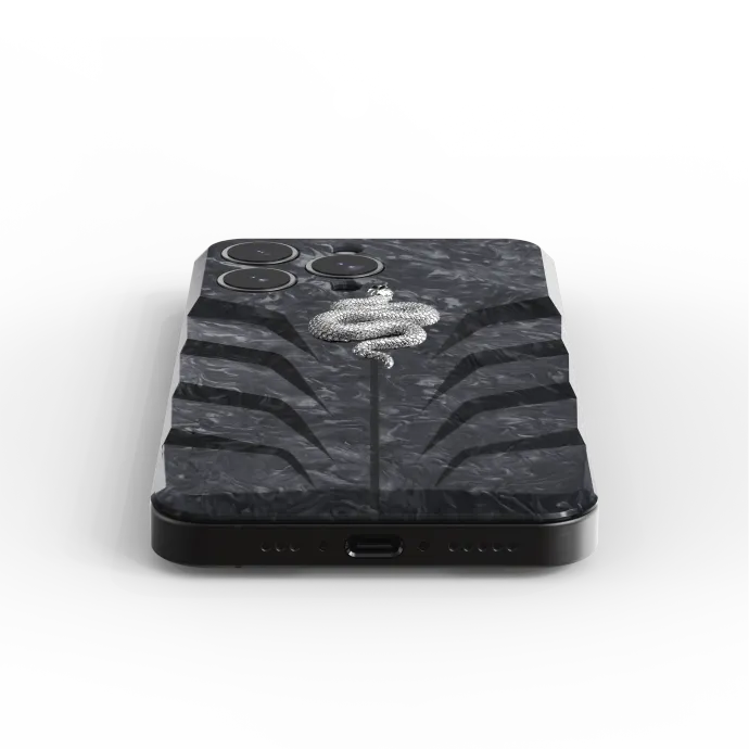 iPhone Case / RSC16 Silver Snake - Magnetic