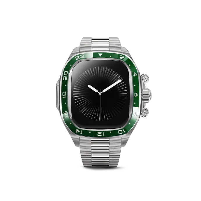 Apple Watch Case / CRCS46 Silver/Green