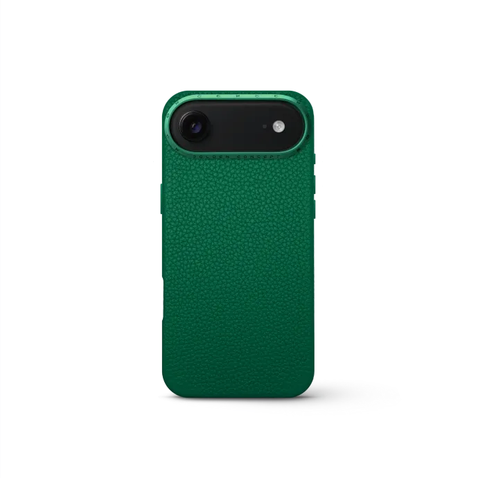 iPhone Case 17 - Full-Grain Leather - Evergreen