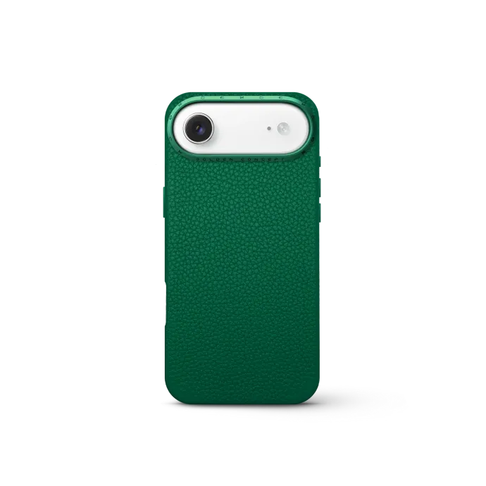 iPhone Case 17 - Full-Grain Leather - Evergreen