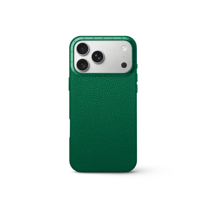 iPhone Case 17 - Full-Grain Leather - Evergreen