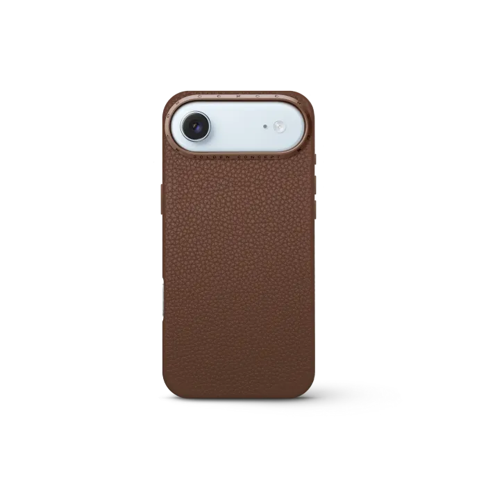 iPhone Case 17 - Full-Grain Leather - Chestnut