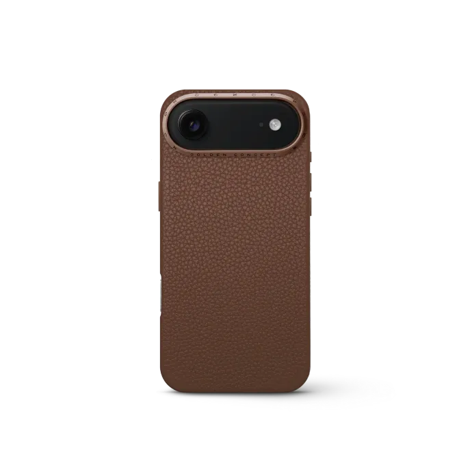 iPhone Case 17 - Full-Grain Leather - Chestnut