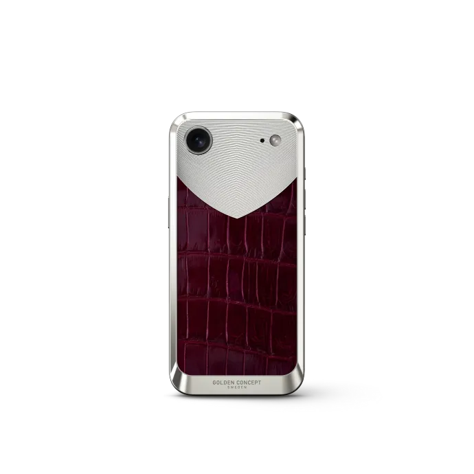 iPhone Case / RST17 - Magnetic Shield Alligator - Maroon