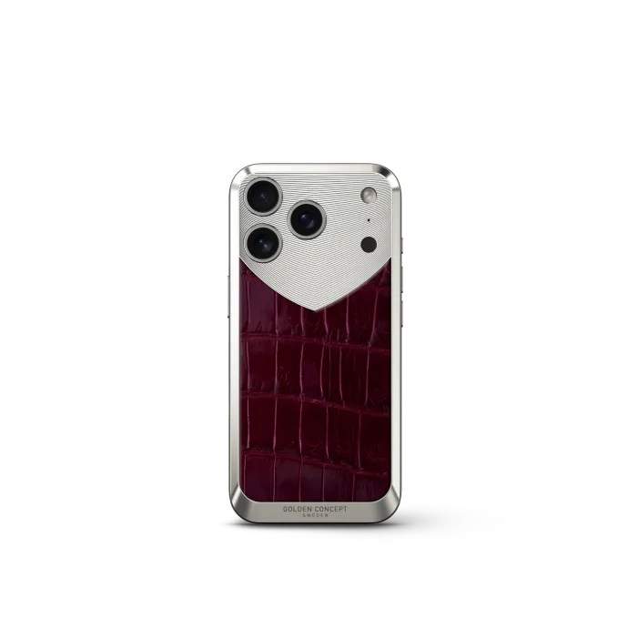 iPhone Case / RST17 - Magnetic Shield Alligator - Maroon