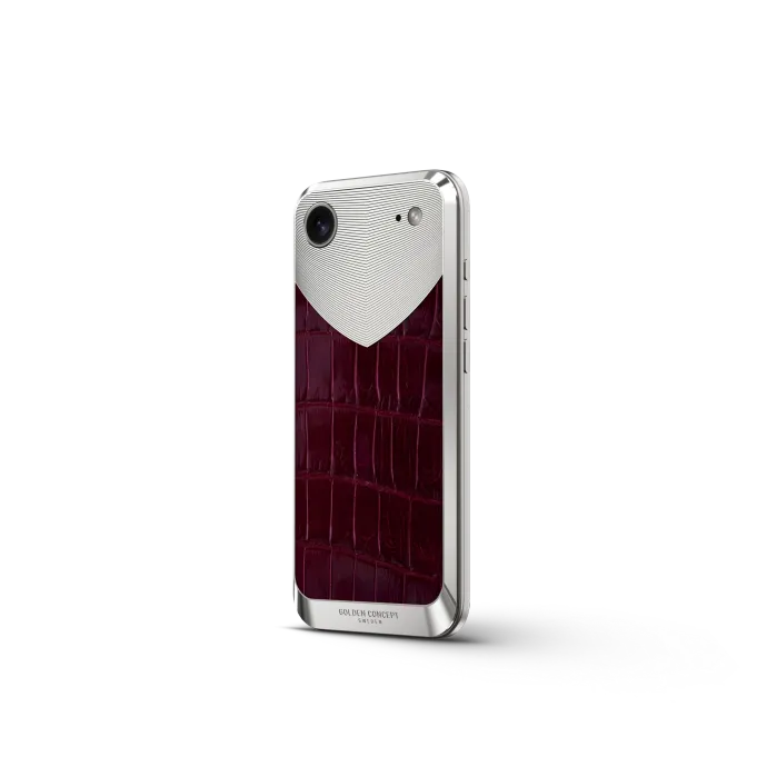 iPhone Case / RST17 - Magnetic Shield Alligator - Maroon