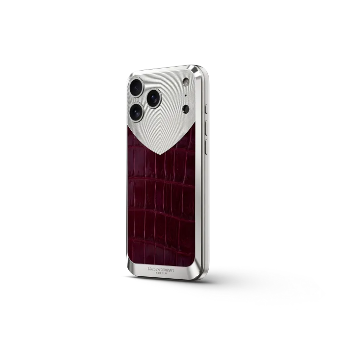 iPhone Case / RST17 - Magnetic Shield Alligator - Maroon