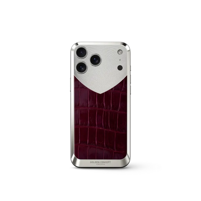 iPhone Case / RST17 - Magnetic Shield Alligator - Maroon