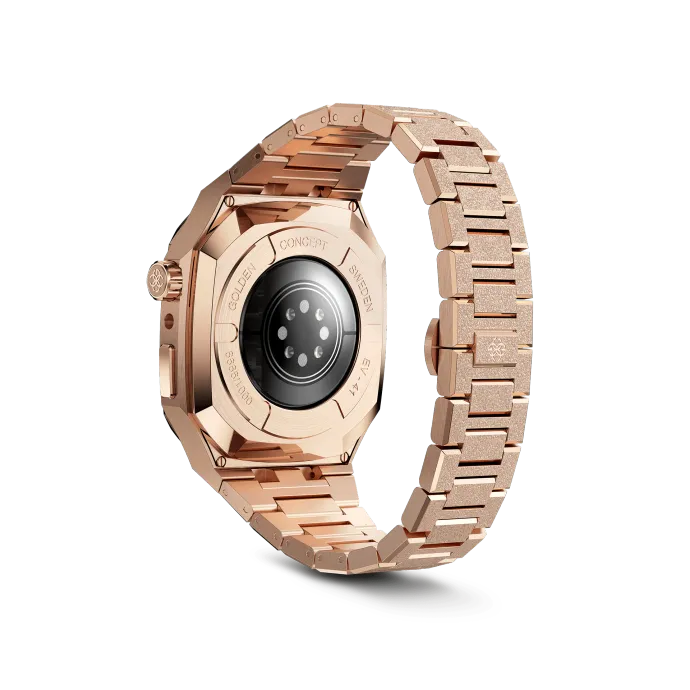 Apple Watch Case / EVF41 - RAINBOW Frosted Rose Gold