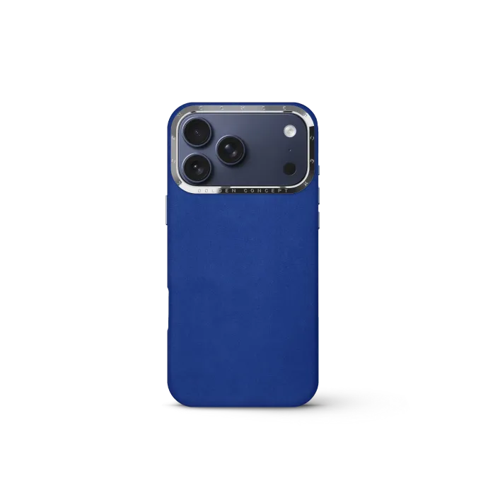 iPhone Case 17 - Alcantara - Midnight Blue