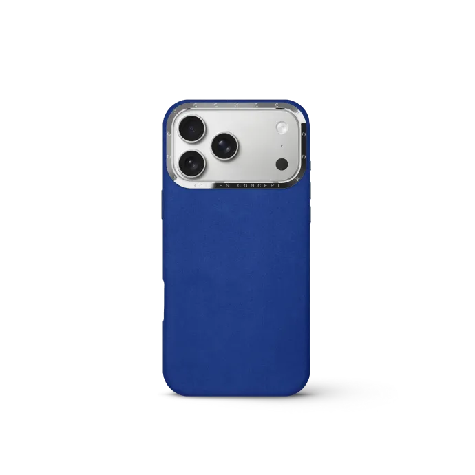 iPhone Case 17 - Alcantara - Midnight Blue