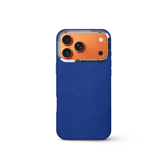 iPhone Case 17 - Alcantara - Midnight Blue
