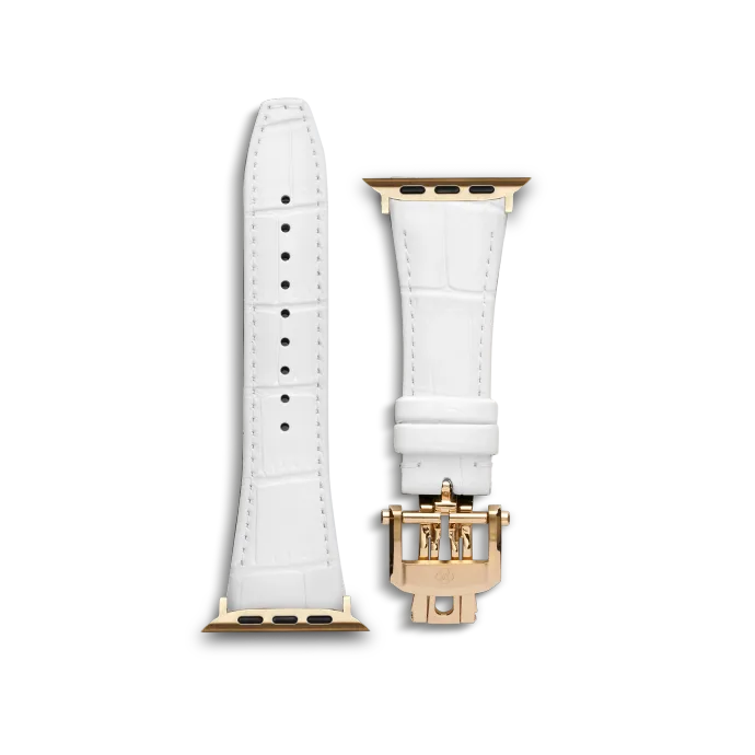 Apple Watch Strap / Leather - White