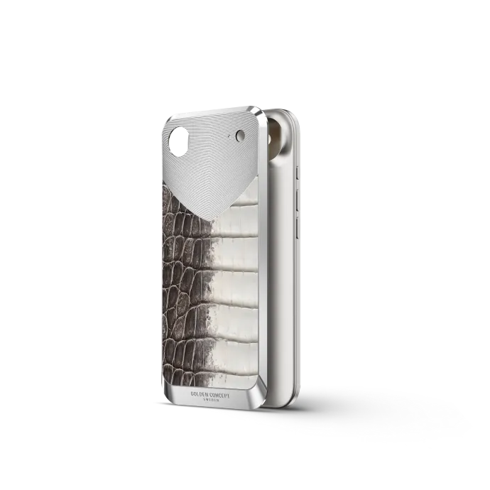 iPhone Case / RST17 - Magnetic Shield Crocodile Edition - Himalaya