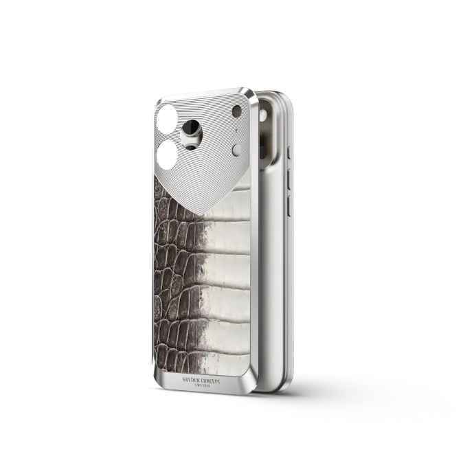 iPhone Case / RST17 - Magnetic Shield Crocodile Edition - Himalaya