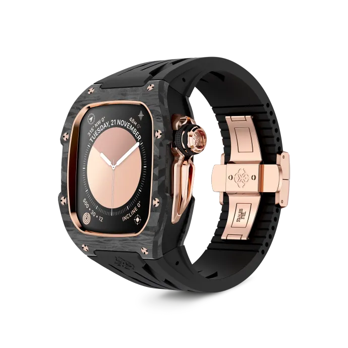 Apple Watch Case / RSCIII45 - Rose Gold Carbon