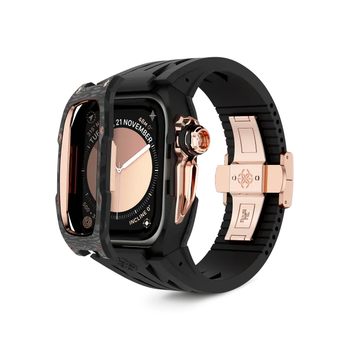 Apple Watch Case / RSCIII45 - Rose Gold Carbon