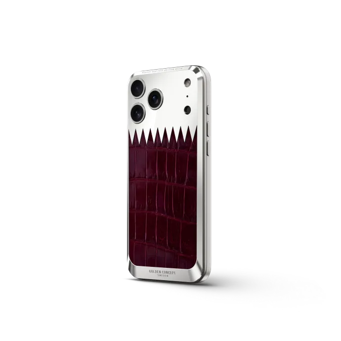iPhone Case / RST17 - Magnetic Shield Alligator - Maroon Heritage