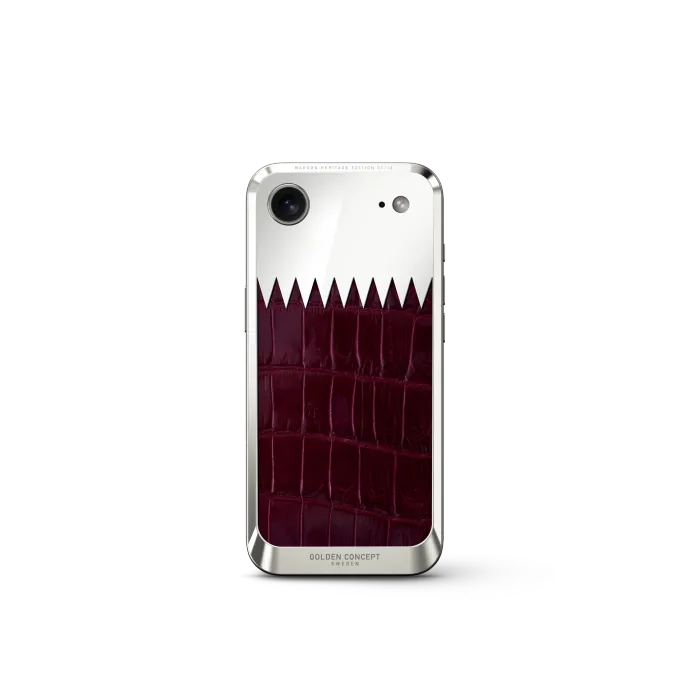iPhone Case / RST17 - Magnetic Shield Alligator - Maroon Heritage