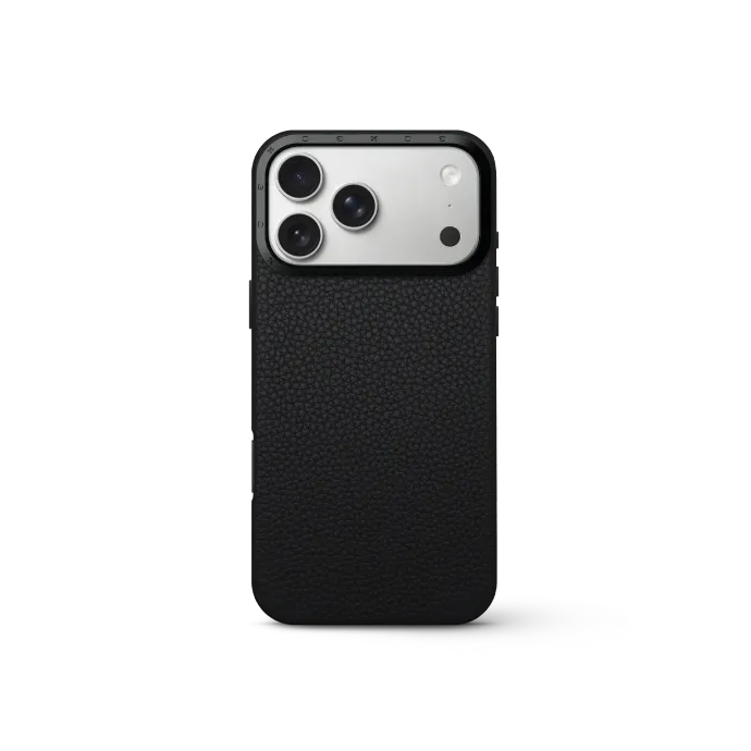iPhone Case 17 - Full-Grain Leather - Black