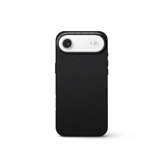 iPhone Case 17 - Full-Grain Leather - Black